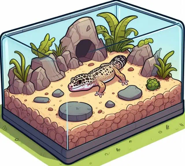 Leopard Gecko Glass Enclosure
