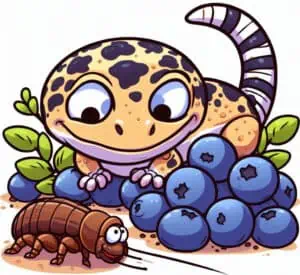 Can leopard geckos eat blueberries