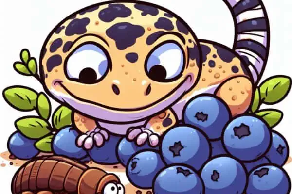 Can leopard geckos eat blueberries