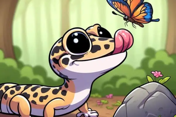 Can leopard geckos eat butterflies