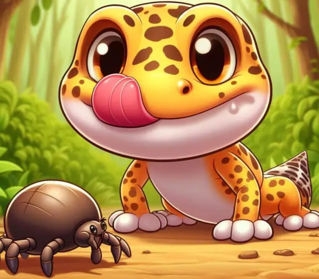 Can leopard geckos eat ticks